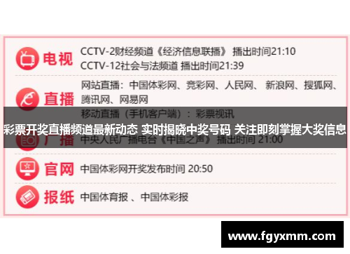 彩票开奖直播频道最新动态 实时揭晓中奖号码 关注即刻掌握大奖信息